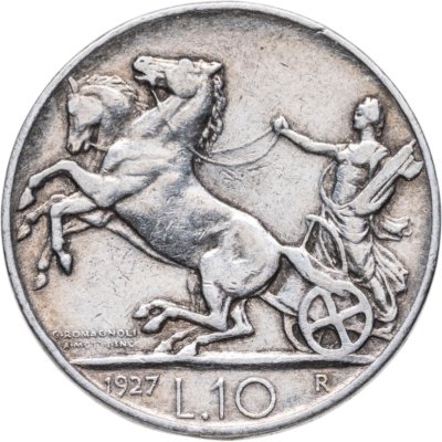 купить Италия 10 лир 1927