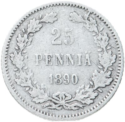купить 25 пенни (pennia) 1890 L