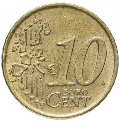 купить Испания 10 центов 2000