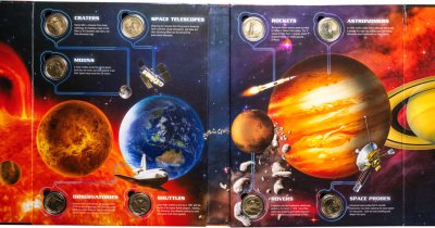 купить Австралия набор 1 доллар 2009 «Космос» из 9 монет