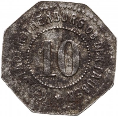 купить Германия (Ротенбург) нотгельд 10 пфеннигов 1918