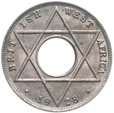купить Британская Западная Африка 1/10 пенни (penny) 1928