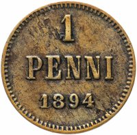 Купить 1 пенни (penni) 1894