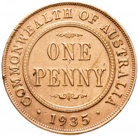 Купить Австралия 1 пенни (penny) 1935