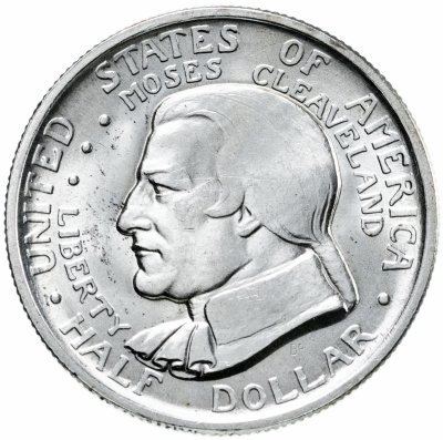 купить США 50 центов (1/2 доллара, half dollar) 1936 100 лет Экспозиции великих озёр (Мозэс Кливлэнд)