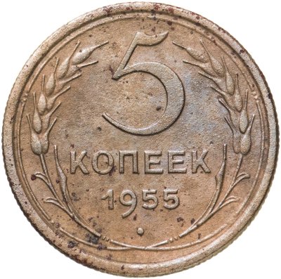купить 5 копеек 1955