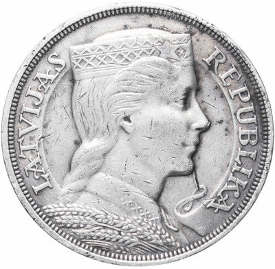 купить Латвия 5 латов 1931