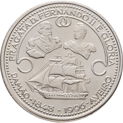 купить Португалия 1000 эскудо (escudos) 1996 Восстановление фрегата Фернандо II "Gloria"