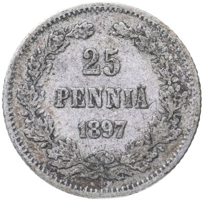 купить 25 пенни (pennia) 1897 L