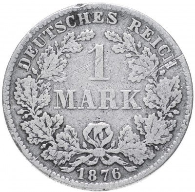 купить Германия (Германская Империя) 1 марка 1876 D