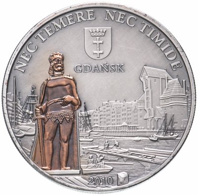 купить Острова Кука 5 долларов 2010 "Ганзейский союз: Гданьск"