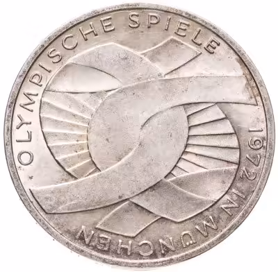 купить Германия 10 марок 1972 XX летние Олимпийские Игры, Мюнхен 1972 - Узел