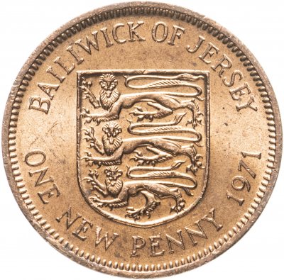 купить Джерси 1 новый пенни (new penny) 1971