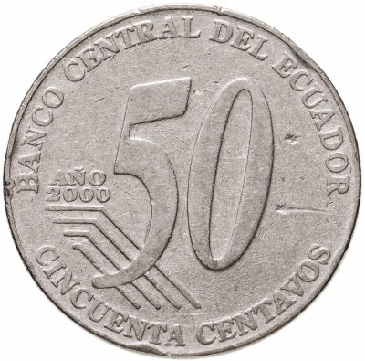 купить Эквадор 50 сентаво (centavos) 2000