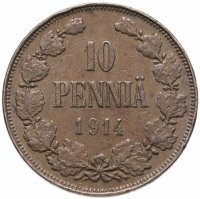 купить 10 пенни (pennia) 1914