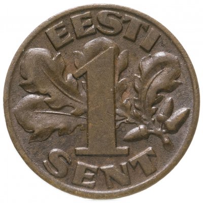 купить Эстония 1 сент (sent) 1929
