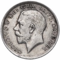 Купить Великобритания 1/2 кроны (crown) 1916