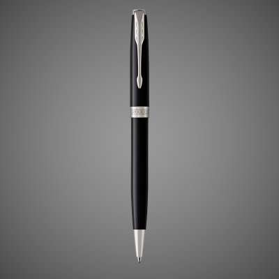 купить Шариковая ручка Parker Sonnet , Lacquer Deep Black CT, стержень: M, цвет чернил: black , в подарочной упаковке, Лаки и смолы: лак, латунь, нержавеющая сталь, палладий, 2026 г.