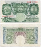 Купить Англия 1 фунт 1949-1955 (Pick 368b)