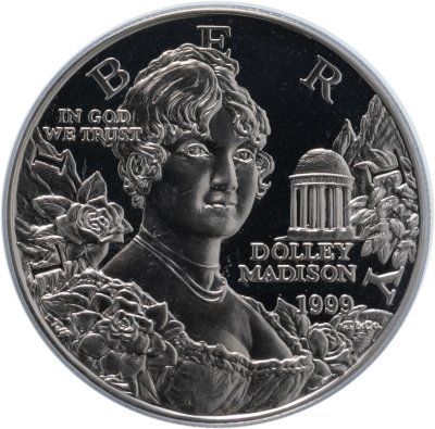 купить США 1 доллар (dollar) 1999 P Dolley Madison (Долли Мэдисон)