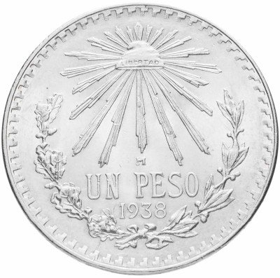 купить Мексика 1 песо 1938