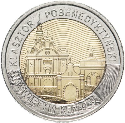 купить Польша 5 злотых 2022 Бенедиктинский монастырь Святого Креста