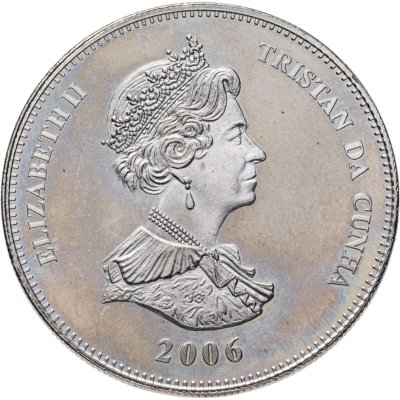 купить Тристан-да-кунья 1 крона 2006 "Каперские корабли Южной Атлантики"