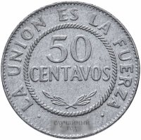 купить Боливия 50 сентаво (centavos) 1987-2008, случайная дата