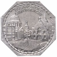 купить Германия (Нюрнберг) нотгельд 20 пфеннигов 1921 "Церковь Святой Елизаветы и Святого Якова" трамвайный жетон