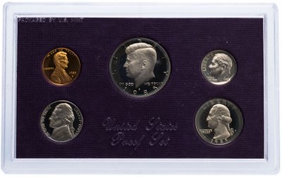 купить США Годовой набор монет 1985 Proof (5 штук) в упаковке