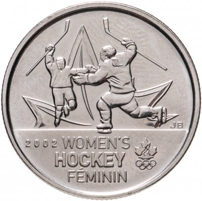 купить Канада 25 центов (cents) 2009 "Женский хоккей"