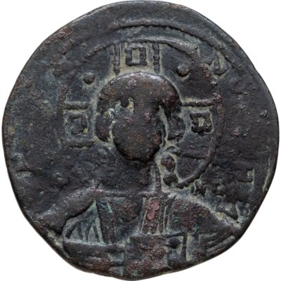 купить Византийская империя, Роман III, 1028-1034 годы, фоллис. (Иисус Христос)