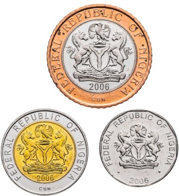 купить Нигерия набор монет 2006 года (3 штуки)