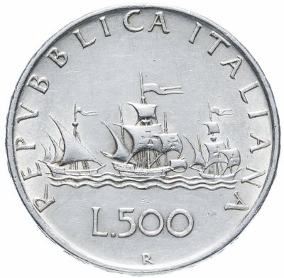 купить Италия 500 лир (lire) 1960