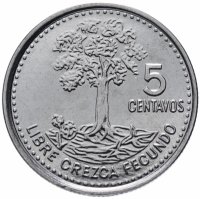 купить Гватемала 5 сентаво (centavos) 2009-2015
