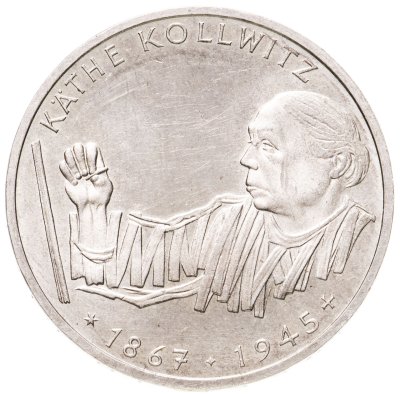 купить Германия 10 марок (deutsche mark) 1992 125 лет со дня рождения Кете Кольвиц