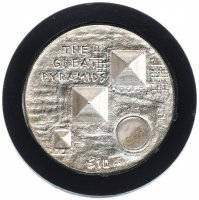 купить Британские Виргинские Острова 10 долларов 2013 "Великие пирамиды", в футляре с сертификатом
