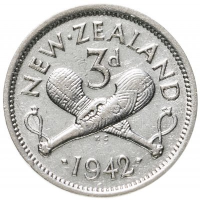 купить Новая Зеландия 3 пенса (pence) 1942