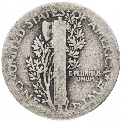 купить США 10 центов (дайм, one dime) 1923 Mercury Dime