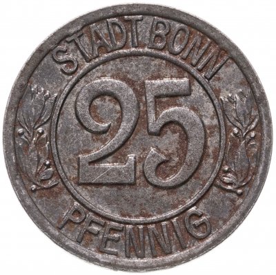 купить Германия (Бонн) нотгельд 25 пфеннигов 1920 "Людвиг ван Бетховен"