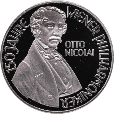 купить Австрия 100 шиллингов 1992 "150 лет Венской филармонии - Отто Николаи"
