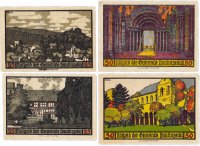 Купить Германия (Тюрингия: Паулинцелла) набор из 4-х нотгельдов 1921