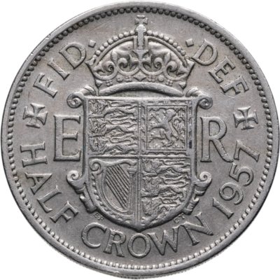 купить Великобритания 1/2 кроны (crown) 1957