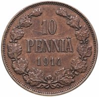 купить 10 пенни (pennia) 1914