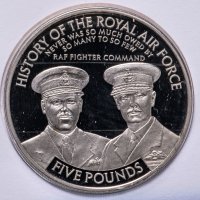 купить Джерси 5 фунтов 2008 "История Королевских ВВС: План боевой операции" в конверте с маркой