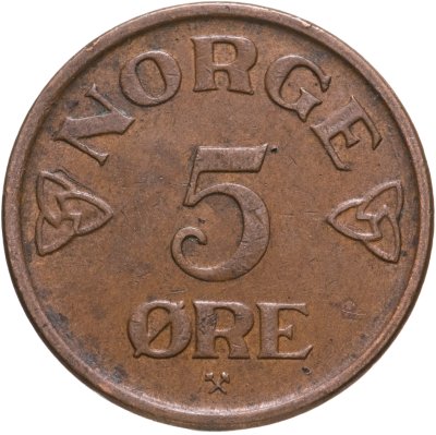 купить Норвегия 5 эре (ore) 1957
