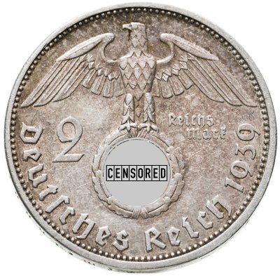 купить Германия, Третий рейх 2 рейхсмарки (reichsmark) 1939 A