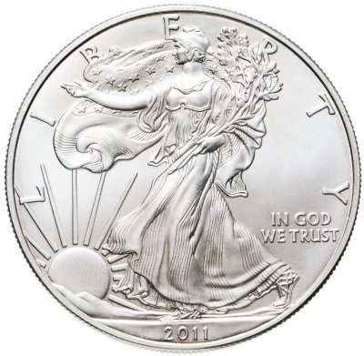 купить США 1 доллар (dollar) 2011 Американский серебряный орёл Без отметки монетного двора