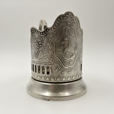 купить Подстаканник "Советский космос", мНЦ (медь-никель-цинк), Кольчугинский завод цветных металлов, СССР, 1970-1980 гг.