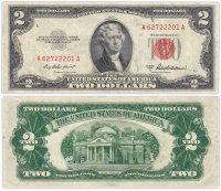 купить США 2 доллара 1953 series 1953A (Pick 380a)